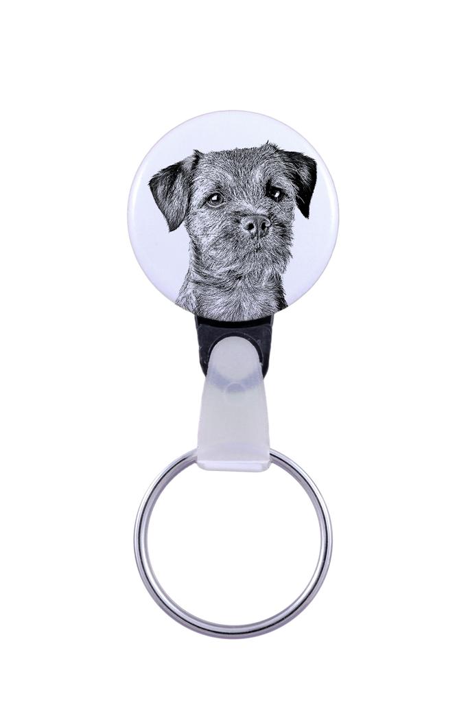 Бордер-терьер - брелок с портретом собаки, подвеска с фирменной графикой бренда Art-Dog