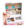 Miniature Food Play Children'S Play House Mini Light Refrigerator Ice Cream Freezer Ob11 Doll House Model Ornament Toy