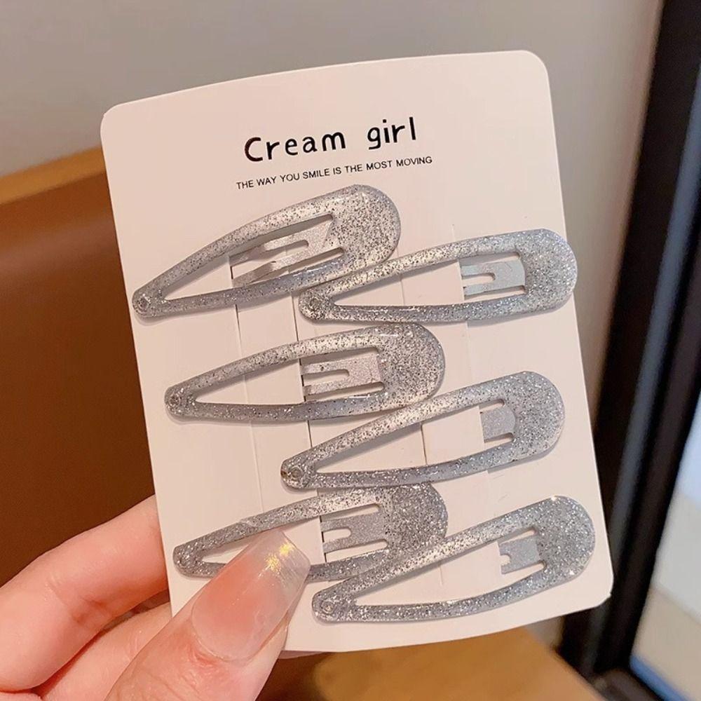 6 шт./набор Милые цвета Детские заколки для волос для девочек Блестящие звезды Женские заколки для волос Новые Детские Сладкие заколки