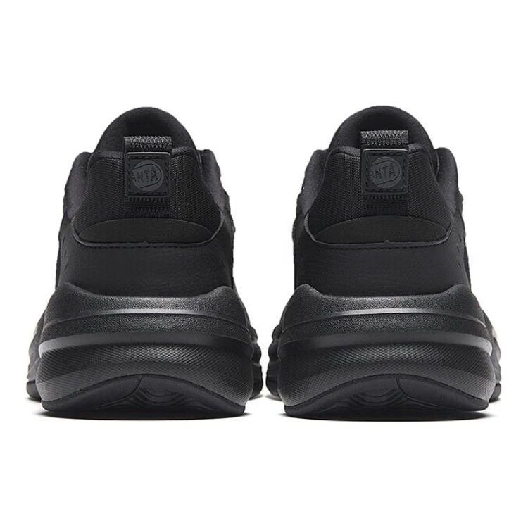Anta Кроссовки женские Ace Retro Running Durable с низким верхом для папы, черные 922338802-4