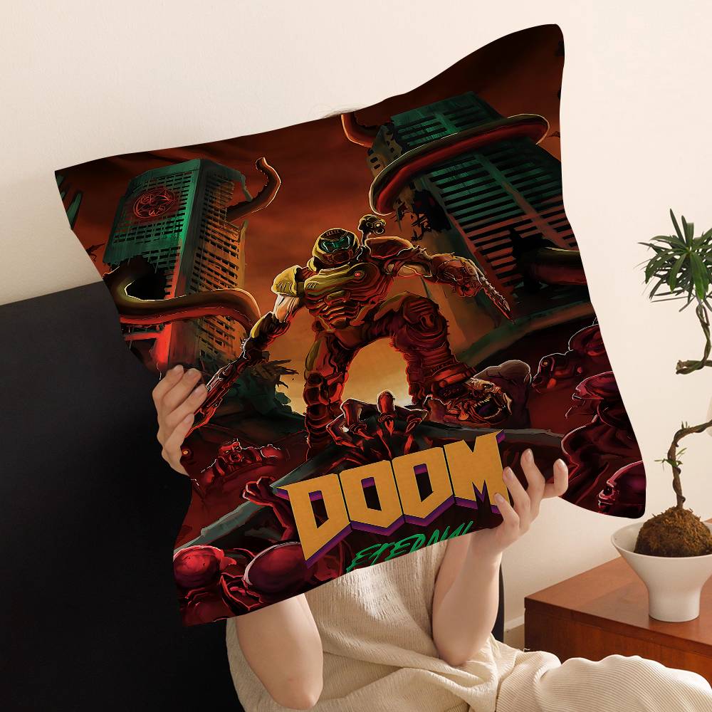 Игра D-Dooms E-Eternal Персонализированные Картинки Текст Домашние Декоративные Подушки Домашние Подарки 45X45См