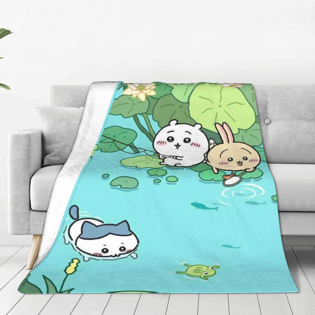Чиикава Плед для плавания Качество Мягкий Теплый Плед Весна Дети Гостиная Новинка Покрывало