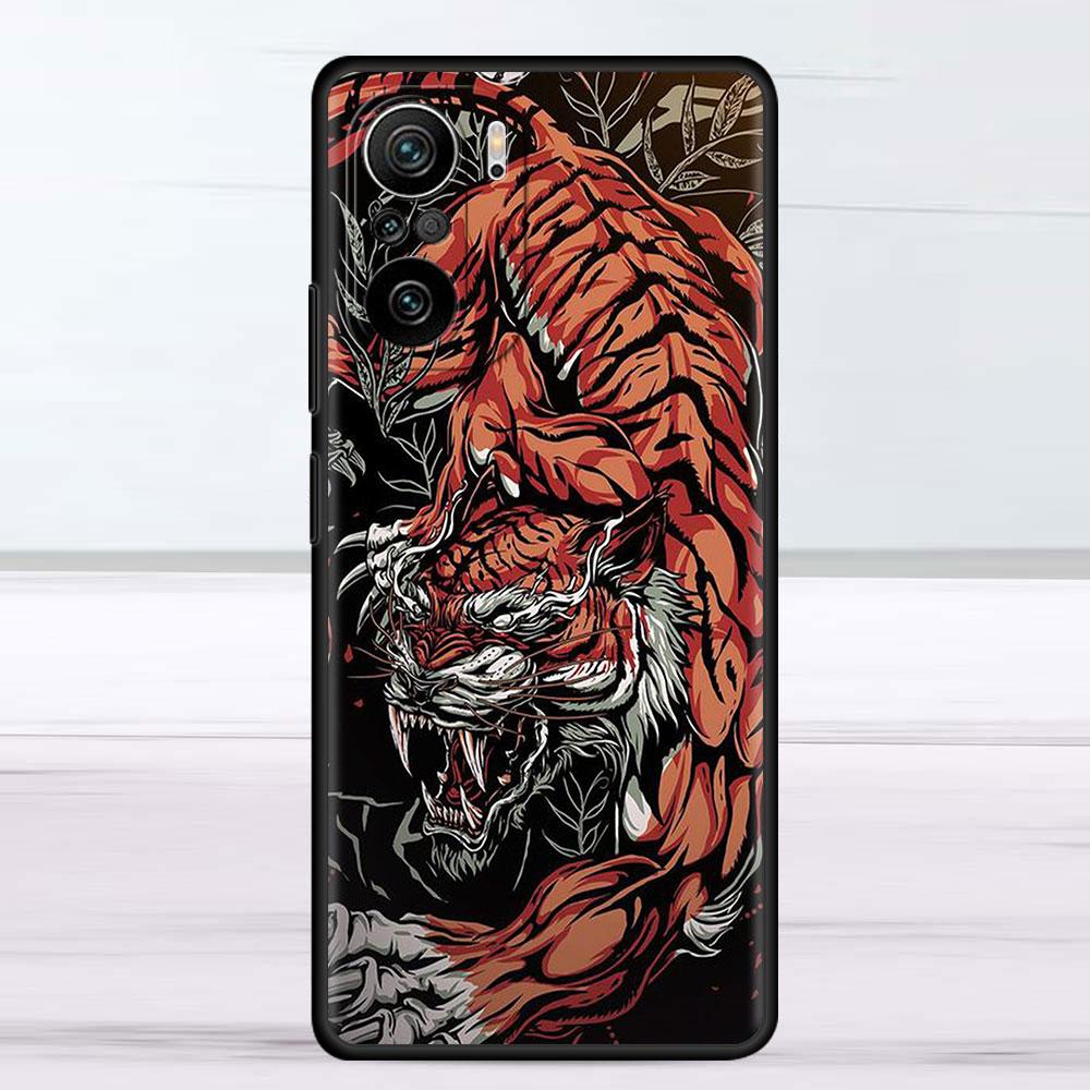 Чехол для Xiaomi Redmi Note 11 9S 10 9 8 7 9A 9C 9i K40 8T 10C 9T K50, силиконовый чехол для телефона, модный китайский винтажный дракон