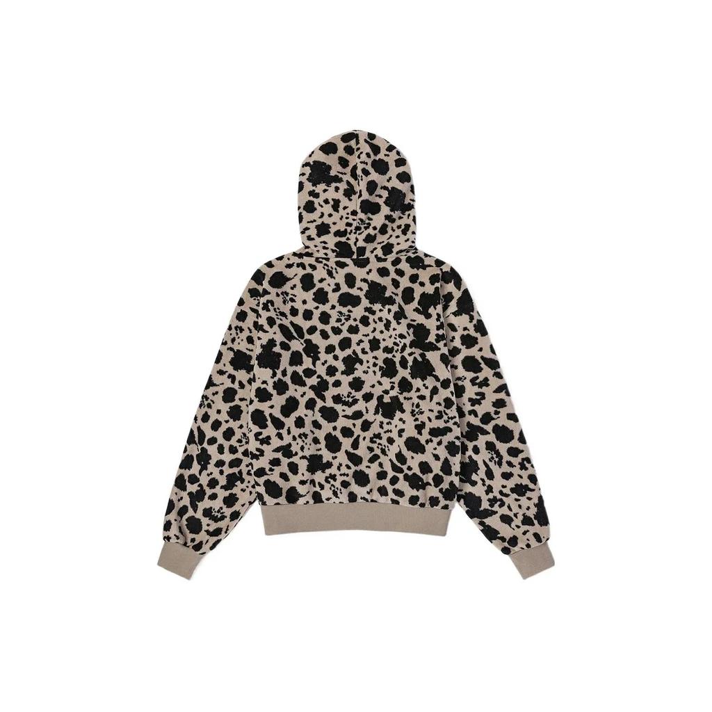 Vans DOTTY LS Sweatshirts Women's Camel Hooded Moderate Regular (Unisex) Sweatshirts VN0A7RO1BLK