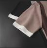 Мужская приталенная полосатая рубашка-поло Ice Silk с коротким рукавом