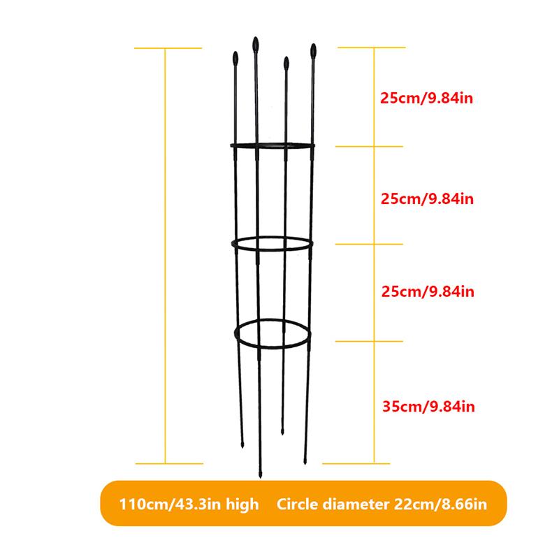 1 комплект опор для растений, томатные клетки для вьющихся растений, садовые колья, томатные лозы, опоры, шпалера, садовые принадлежности
