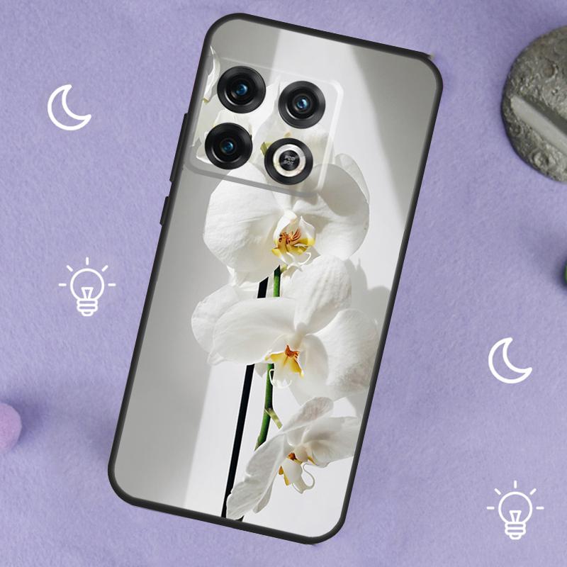 Цветной чехол с цветами орхидеи для OnePlus 13T 10T 8T 10R 12R 13R 15 13 12 11 10 9 Nord 5 CE 2 3 4 Lite N20 N30