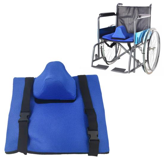 Wheelchair Cushion with Adjustable Straps Breathable Materials Relieves Pressure Improves Stability Seat Cushion