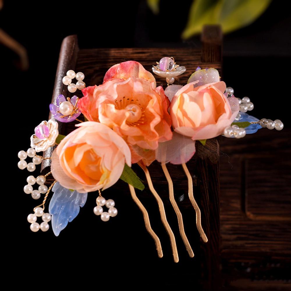 Кисточка Древняя Палочка для Волос Жемчуг Ханфу Головной Убор Антикварная Заколка для Волос Династии Тан Аксессуары для Волос