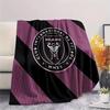 Inter Miami CF Flannel Blanket, High quality Comfortable for All Seasons, Home Decor, Warmth and Comfort