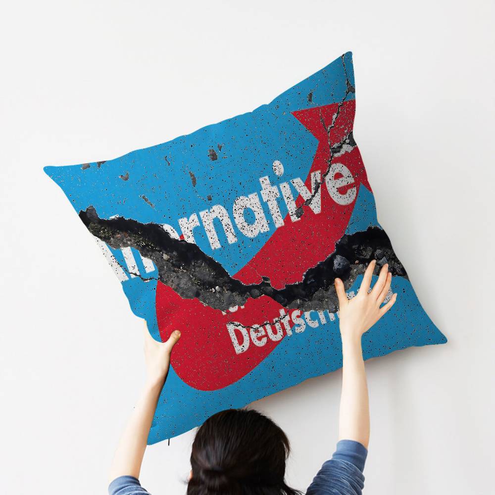 AFD Альтернативный Флаг Германии Подушка Аниме Подушка Подушка для изголовья дивана Чехол для подушки Чехол для подушки 45x45 см Мода