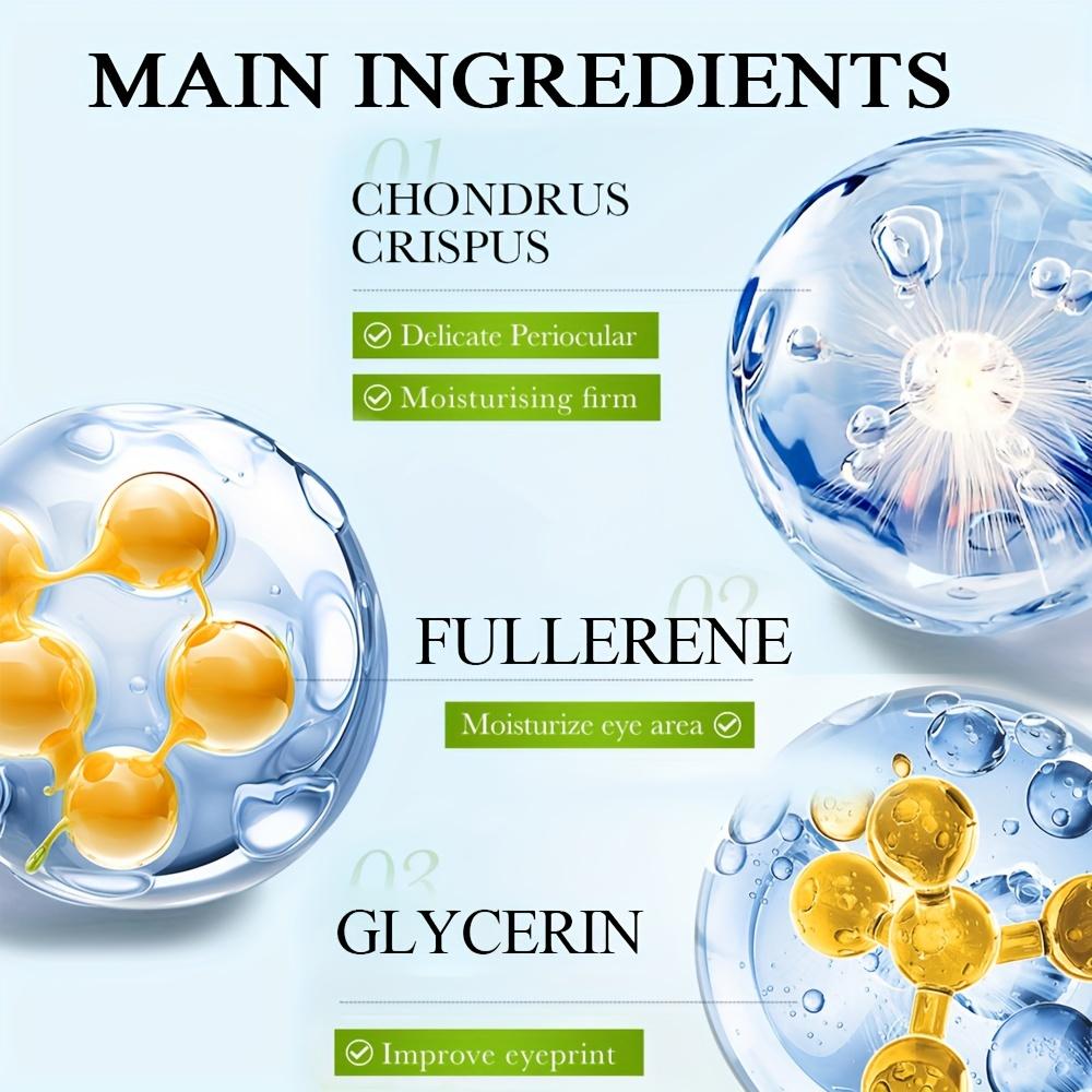 Маска для глаз с ослепительной мускулатурой Fullerene Light Bulb, увлажняющая и укрепляющая маска для глаз, 60 шт.(30 пар)