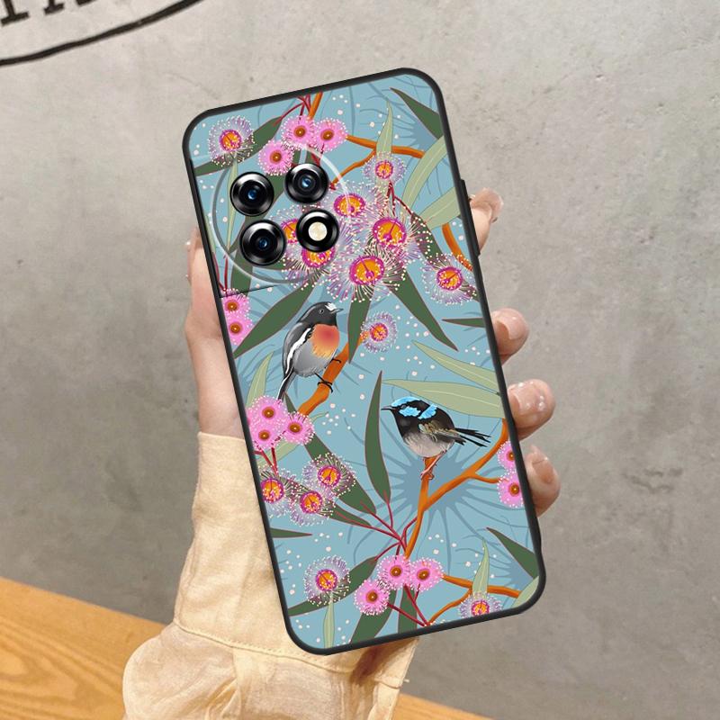 Robins Bird Case For OnePlus 15R 13T 13R 13 12 12R 11 10 9 Pro 10T 8T Nord 5 CE 2 3 4 Lite N20 N30 Cover