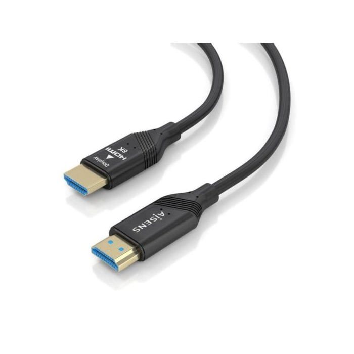 Cable HDMI AISENS A153-0936 25m 2.1 8K@60Hz Fibra Óptica+Cobre HDR eARC Unidireccional