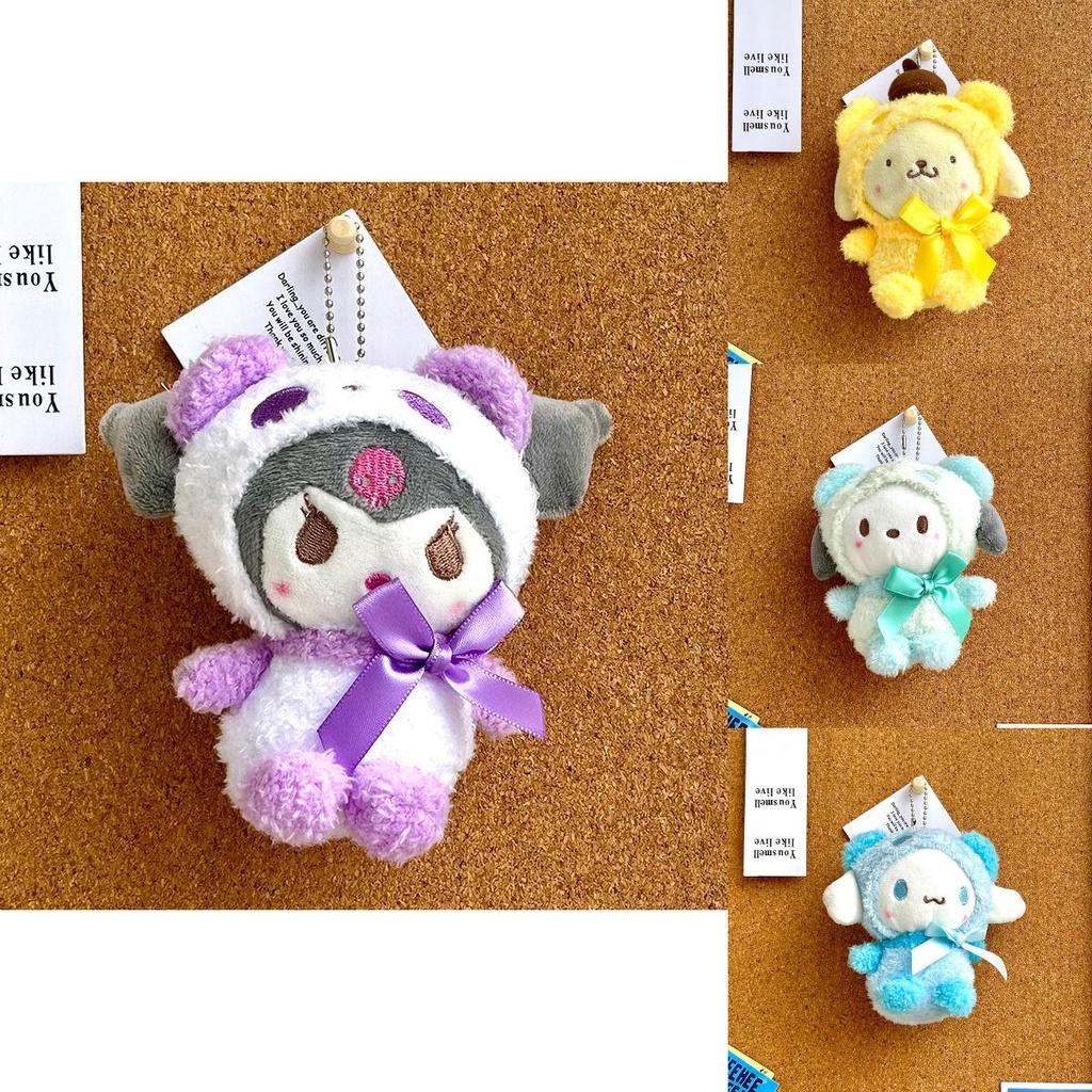 Очаровательный кулон-брелок Kuromi от Sanrio, мягкая игрушка для детских подарков
