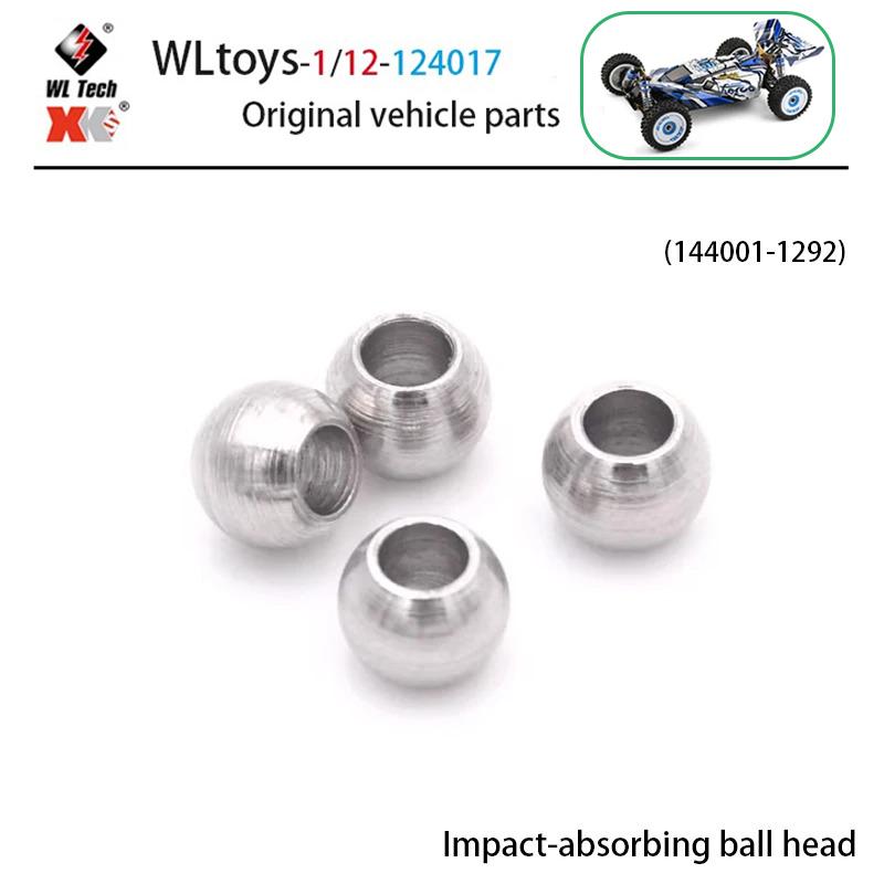 1/12 WLtoys 124017 RC Car Parts Front Rear Tie Rod Central Drive Shaft Assembly with Screw Set Bearing Motor Gear Differential