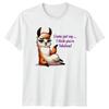 Llama Just Say I Think Youre Unisexs TShirt Llama Animal Birthday Gift For Her