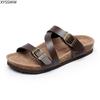 6 Style Women Men Slippers Flip Flops Summer Beach Cork Love's Flats Sandals Casual Shoes Mixed Colors Big Size 35-46