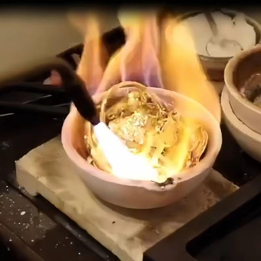 Heat-resistant Melting Bowl Round Jewelry Casting Tools Convenient Furnace Tools  Platinum Refining
