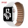 Двухцветный магнитный кожаный ремешок для Apple Watch Series SE/765432