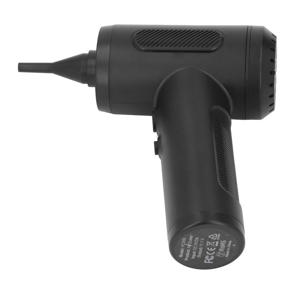 Compressed Air Duster with LED Light 3 Speeds 50000RPM Handheld Vacuum Cleaner Electric Dust Blower