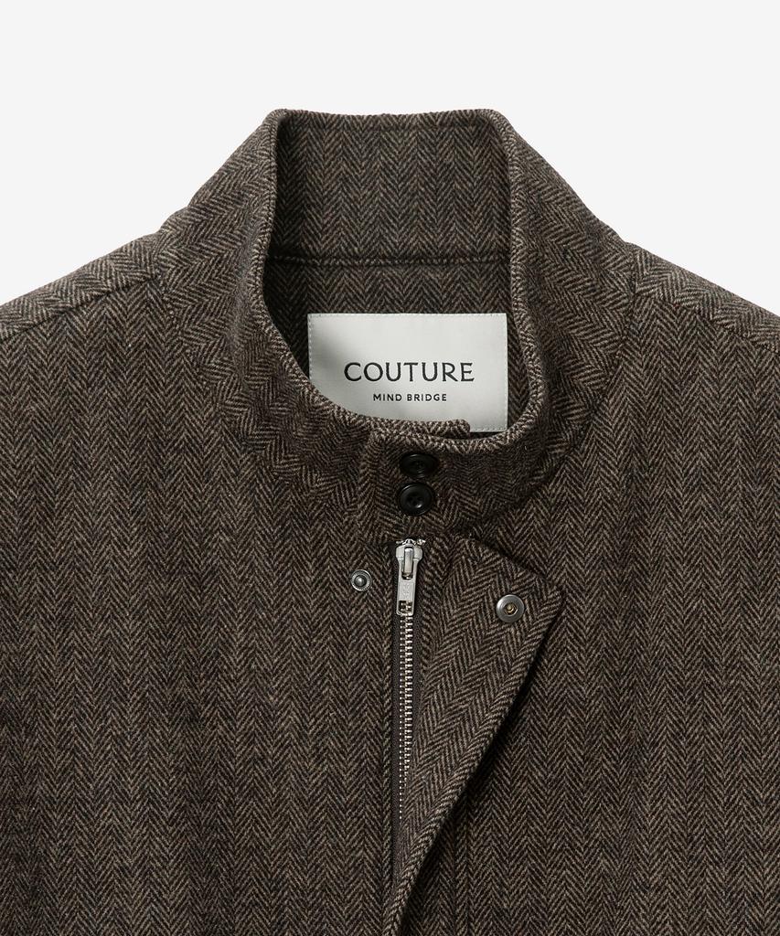 Mindbridge [Couture] Do Good_Шерстяной Роговой Харрингтон Утепленный Свитшот