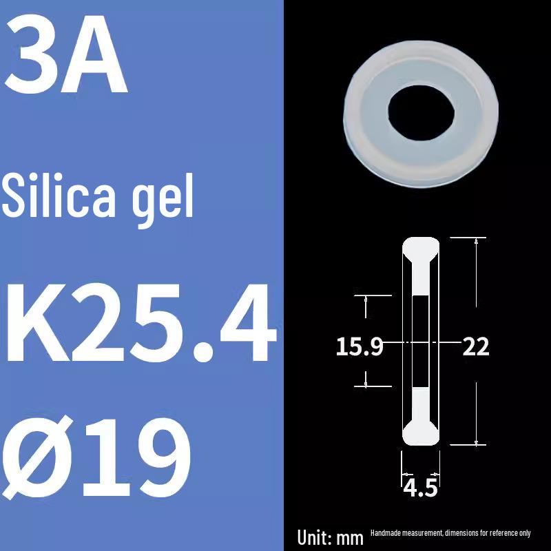 Silicone Quick-Release Sealing Ring & PTFE EPDM Fluoro Rubber Gasket Set