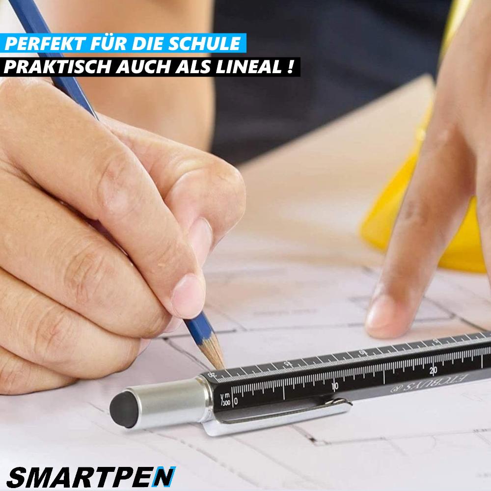 SMARTPEN многофункциональная шариковая ручка спиртовой уровень ручка-отвертка 6в1
