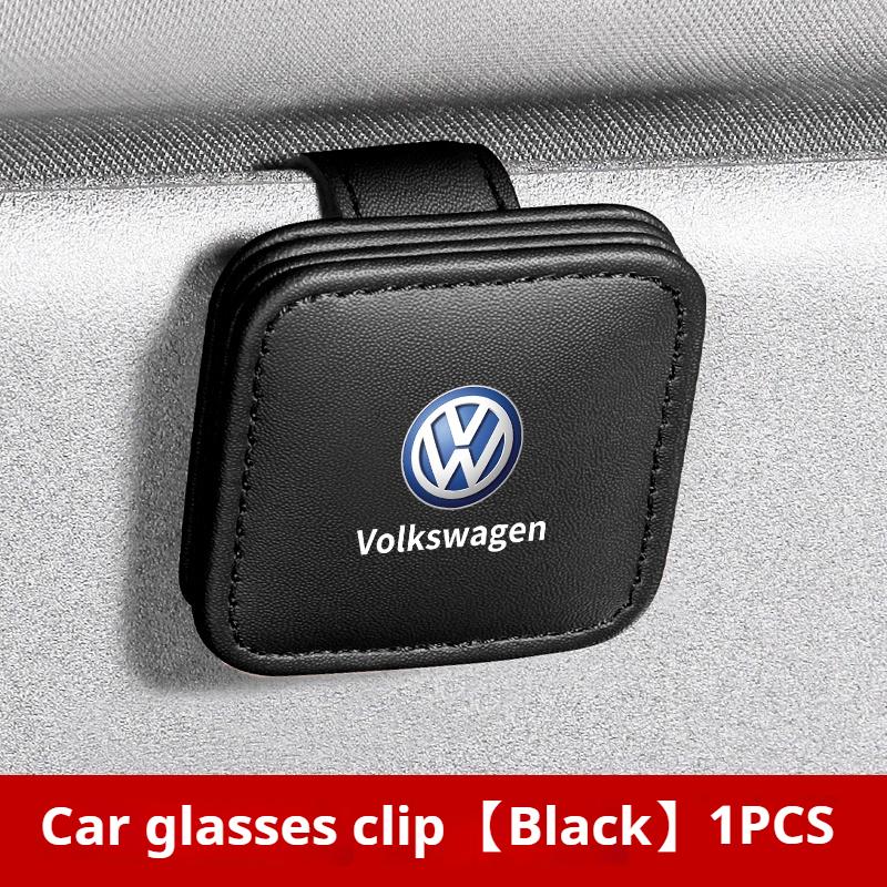 Hub Caps Car Visor Glasses Storage Box Sunglasses Clip Card Holder For VW Volkswagen Polo Golf Jetta Lavida Octavia Tiguan Passa