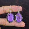 Purpurite Earrings Natural Gemstone Earring 925 Sterling Silver Earring Beautiful Vintage Earring Handmade Elegant Jewelry Anniversary Gifts