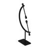 Gold Black Fixed Decorative Glass Ball Sphere Ornament Crystal Ball Base Home Decor Display Stand