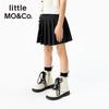 Little MO&Co. Осенняя плиссированная юбка для девочек с бантом