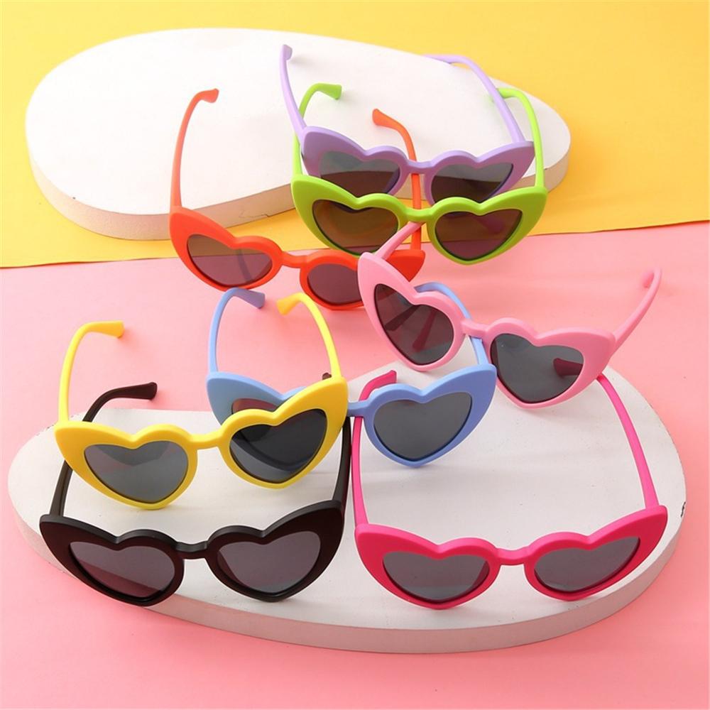 3-9 Years Heart-Shaped Vintage Glasses Toddler Sunglasses Heart Sunglasses Kids Sunglasses
