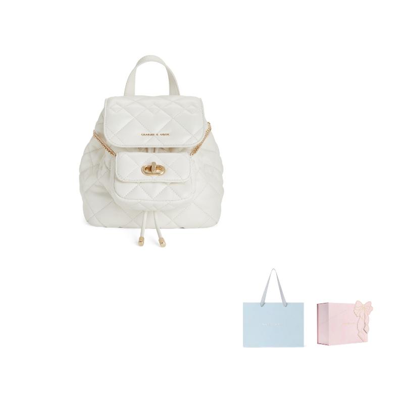 CHARLES&KEITH Рюкзак из ПУ Маленький Женский Разноцветный CK2-60151400