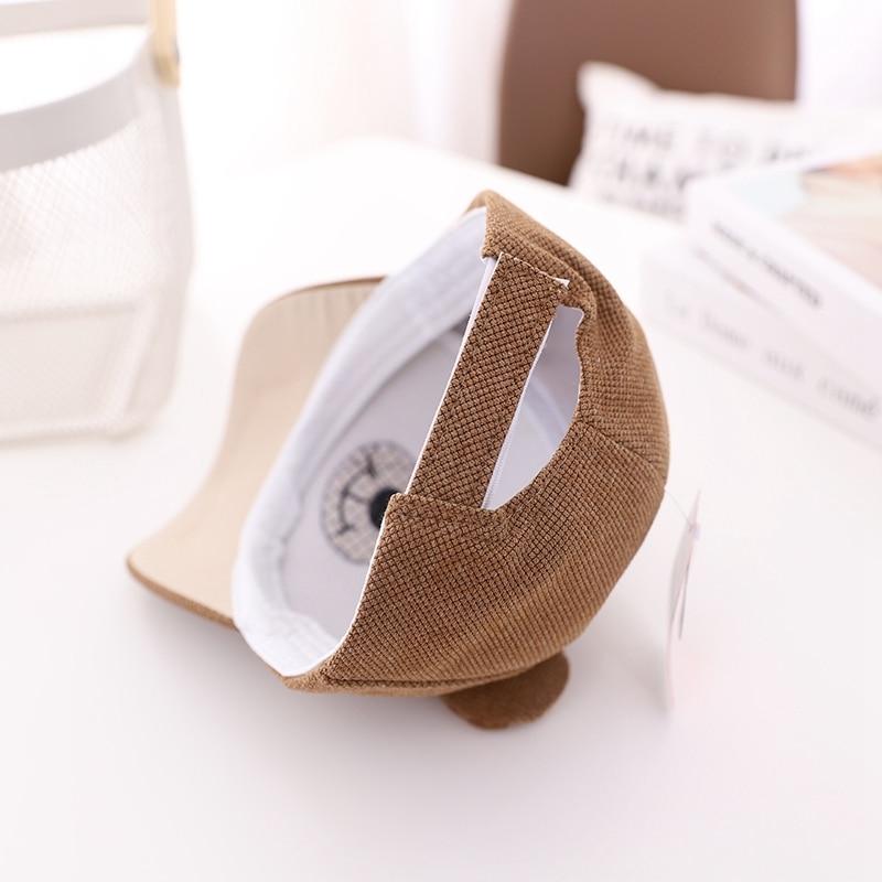 Детские кепки для мальчиков и девочек, детские регулируемые солнцезащитные козырьки с мультяшным принтом и буквами, повседневные козырьки