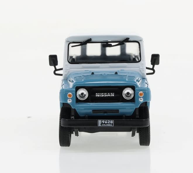 Scale Nissan PATROL 300 1970 Light Overseas Specification Finished Model FIRST43 1/43 H-60 Blue/White F43-164