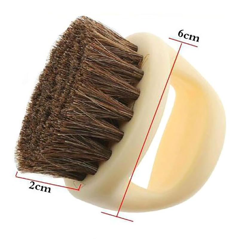 Horse Bristle Brush Bristle Brush Cleaning Leather Mat Interior Accessories