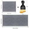 AABIF1 Suede Double-Faced Car Towels Cleaning Drying Cloth with Car Cleaning Brush Stickers For Mercedes Benz A B C E S AMG CLA CLK GLA
