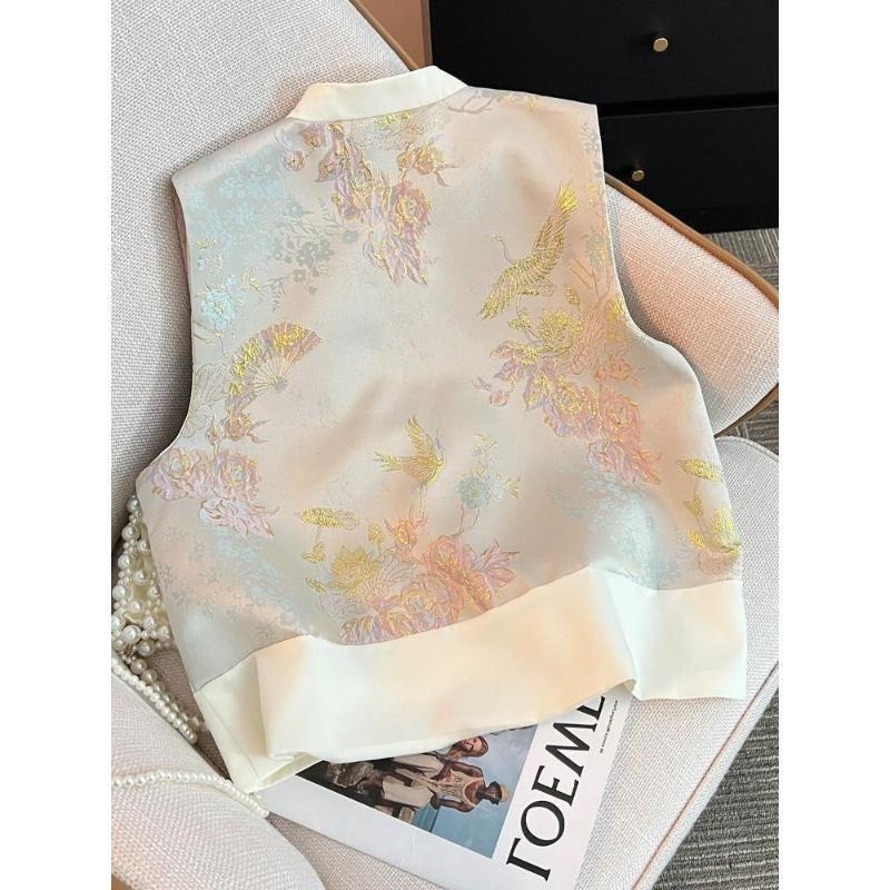 Vest Vest Top Women's 2025 Early Spring New Small Fragrant Style Vest Temperament Outer Woman