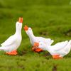 3Pcs Miniature Goosey Resin DIY Landscape Garden Terrarium Figurines Accessories KTY
