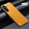 Чехол для телефона Samsung S24FE из кожи с защитой из углеродного волокна для S23Ultra/S22/S21Plus