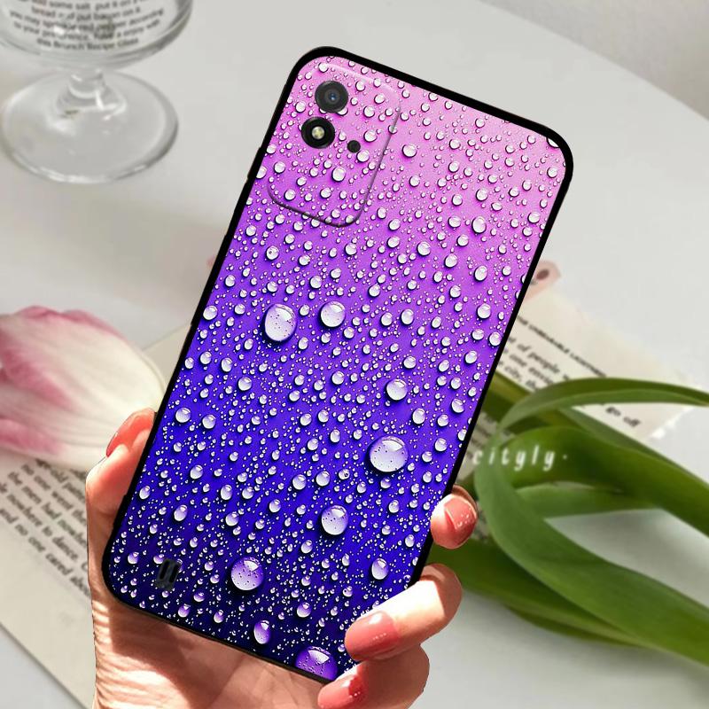 For OPPO Realme Narzo 50i Case 50i Prime Beach Sunset Shockproof Silicone Phone Cover For Narzo 50A Bumper Shells 50A Prime