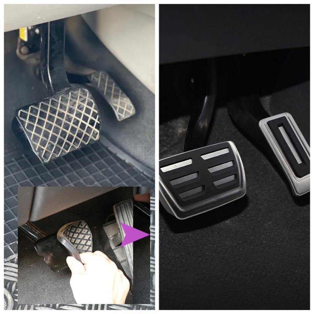 Автомобильные педали для Volkswagen Multivan T5 T6 Caravelle T6 Накладки на педали газа, топлива и тормоза, Чехол, Накладки, Коврики, Автостайлинг