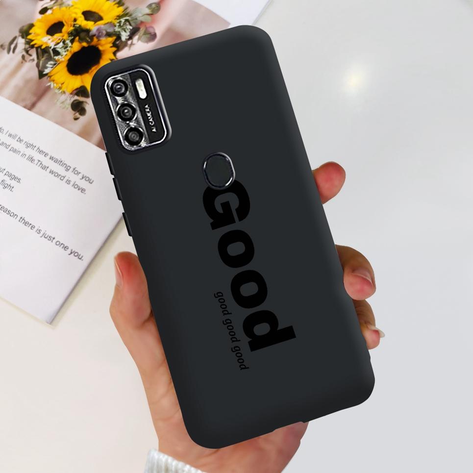 Case For ZTE Blade A7s A7020 Black Matte Soft TPU Protection Shockproof Cover For ZTE Blade L210 Fundas Stylish Luxury Housing