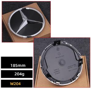 Car Front Grille Emblem Star Badge  Logo Chrome black Silver 3D Mirror Mercedes Benz W205 W204 W253 W213 W206 W166 gle VVVglc LU7