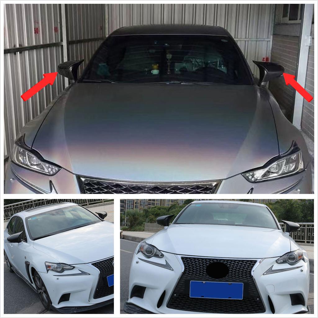 Крышка зеркала заднего вида с левым рулем, боковое зеркало, декор для LEXUS IS ES GS LS CT RC F-Sport 2014-2020, крышка зеркала заднего вида