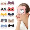 Animal Ear Plush Eye Mask Cartoon Eyes Sleeping Eyepatch Sleeping Eyeshade Nap Travel Supplies