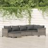 VidaXL Garden Lounge Set with Cushions 6 Pcs, Patio Furniture Set, Outdoor Furniture, Patio Sofa, Modern, 3187291
