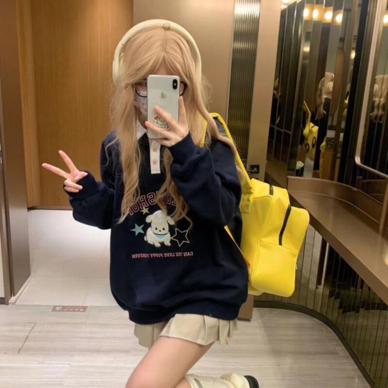 Модный рюкзак Kawaii, симпатичный женский рюкзак с желтой звездой и двумя наплечными сумками Y2K, рюкзак для девушек, школьные сумки для студентов, женские сумки