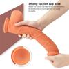 Women's Oversized Dildo Silicone Sucker Manual Double Layer Oversized 35cm Super Soft Adult Products